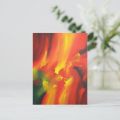 Kleurrijke moderne, Abstracte schilderijen met exp Briefkaart (Staand voorkant)