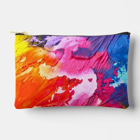 Kleurrijke, moderne Abstracte verf, alles-over-dru Etui (Voorkant)