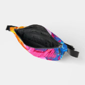 Kleurrijke, moderne Abstracte verf, alles-over-dru Heuptasje (Open)