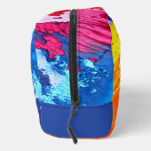 Kleurrijke, moderne Abstracte verf, alles-over-dru Toilettasje (Rechts)