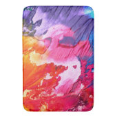 Kleurrijke moderne Abstracte verf Badmat (Voorkant Verticaal)