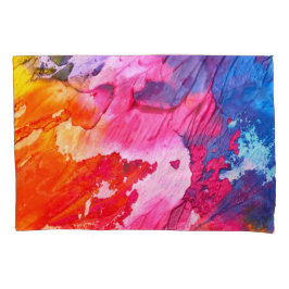 Kleurrijke moderne Abstracte verf Kussensloop