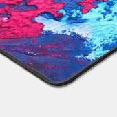 Kleurrijke moderne Abstracte verf Personaliseer na Bureaumat (Hoek)