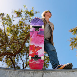 Kleurrijke moderne Abstracte verf Persoonlijk Skateboard