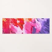 Kleurrijke moderne Abstracte verf Yogamat (Voorkant (horizontaal))
