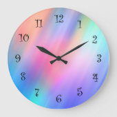 Kleurrijke moderne Abstracte wandklokken (Voorkant)