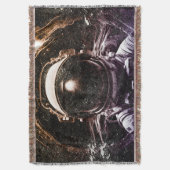 Kleurrijke moderne astronaut in de ruimte deken (Voorkant Verticaal)