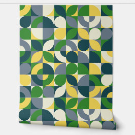 Kleurrijke moderne Bauhaus Abstracte geometrische Behang