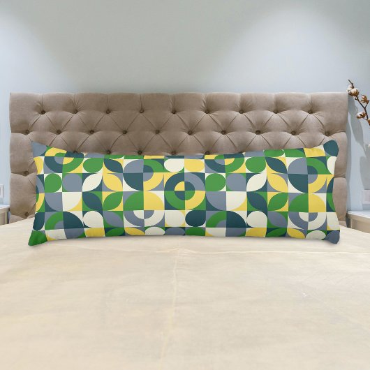 Kleurrijke moderne Bauhaus Abstracte geometrische  Lichaamskussen