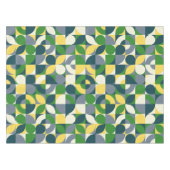 Kleurrijke moderne Bauhaus Abstracte geometrische Tafelkleed (Voorkant (Horizontaal))