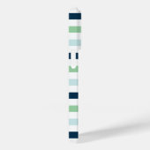 Kleurrijke moderne blauwgroene turkooisstripes Case-Mate iPhone case (Achterkant / Rechts)