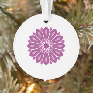 KLEURRIJKE MODERNE BLOEM CADOCHTER ZUSTER MOM ORNAMENT