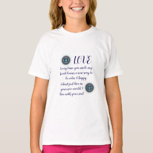 KLEURRIJKE MODERNE BLOEM CADOCHTER ZUSTER MOM  T-SHIRT