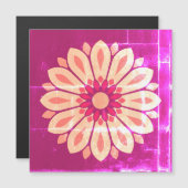 KLEURRIJKE MODERNE BLOEM GESCHENK DOCHTER ZUS MOED (Voorkant / Achterkant)