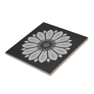 KLEURRIJKE MODERNE BLOEM GESCHENK DOCHTER ZUS MOED TEGELTJE