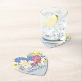 Kleurrijke moderne bloemen Moederdag Kartonnen Onderzetters (Insitu)