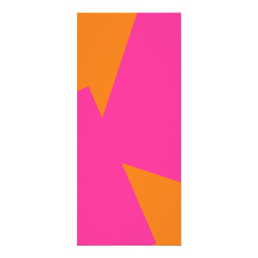 Kleurrijke moderne bruiloft verticale menu Kaarten (Achterkant)