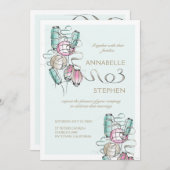 Kleurrijke & Moderne Chinese Lantaarn & Lint Ontwe Kaart (Voorkant / Achterkant)