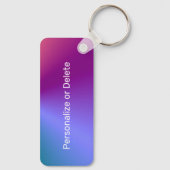 Kleurrijke Moderne Fluit Minimal Fluitist Geperson Sleutelhanger (Achterkant)