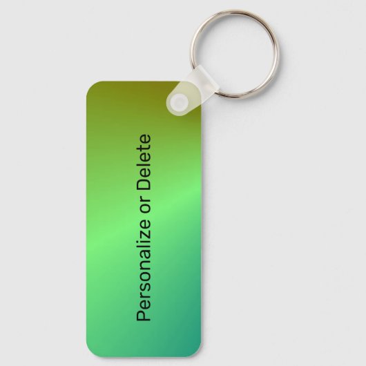 Kleurrijke moderne fluit minimale fluitist geperso sleutelhanger (Achterkant)