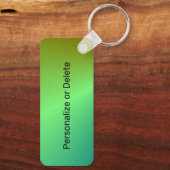 Kleurrijke moderne fluit minimale fluitist geperso sleutelhanger (Achterkant)