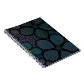 Kleurrijke, Moderne Geblomde Notebook met Textuur Notitieboek (Rechterzijde)