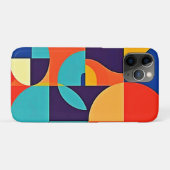 Kleurrijke moderne geometrie Case-Mate iPhone case (Achterkant (horizontaal))