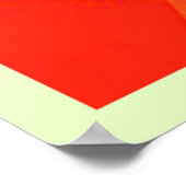 Kleurrijke moderne geometrie poster (Hoek)