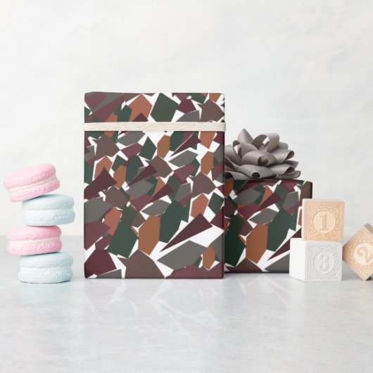 Kleurrijke Moderne Geometrisch Cadeaupapier (Baby Shower)