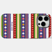 Kleurrijke moderne geometrische patroon gepersonal Case-Mate iPhone case (Achterkant (horizontaal))