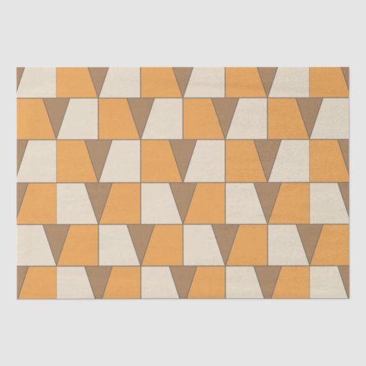 Kleurrijke moderne geometrische tissuepapier (Voorkant)