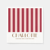 Kleurrijke moderne Gepersonaliseerd verjaardagsfee Servet (Voorkant)