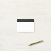 Kleurrijke Moderne Gestructureerde Bloemige Post-I Post-it® Notes (Op bureau)