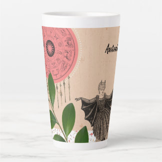 Kleurrijke  moderne heks Girly  Unique Latte Mok