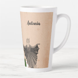 Kleurrijke  moderne heks Girly  Unique Latte Mok