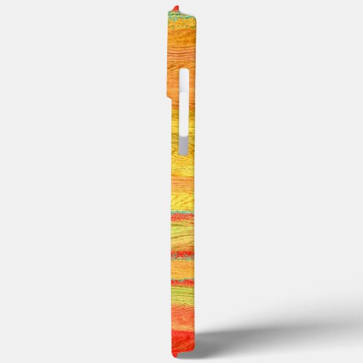 Kleurrijke moderne houten korrel #8 Case-Mate iPhone case (Achterkant / Links)