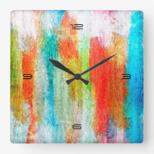 Kleurrijke Moderne Houtnerf Achtergrond #10