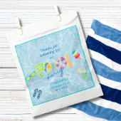 Kleurrijke Moderne Jongens Verjaardag Zwembad Part Bedankzakje