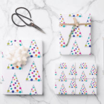 Kleurrijke moderne kerstboom