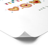 Kleurrijke moderne kerstboom poster (Hoek)