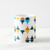 Kleurrijke, moderne, koele, trendmatige geometrisc koffiemok (Center)