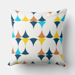 Kleurrijke, moderne, koele, trendmatige geometrisc kussen