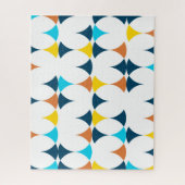 Kleurrijke, moderne, koele, trendmatige geometrisc legpuzzel (Verticaal)