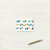 Kleurrijke, moderne, koele, trendmatige geometrisc post-it® notes (Op bureau)