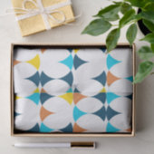 Kleurrijke, moderne, koele, trendmatige geometrisc tissuepapier (Geschenk)