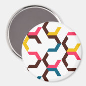 Kleurrijke, moderne, koele trendy chevron arrow vo magneet (Voorkant / Achterkant)