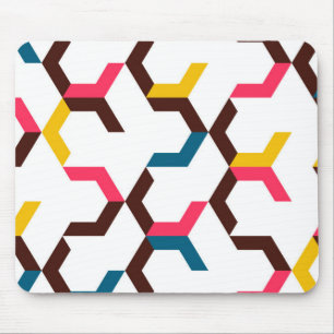 Kleurrijke, moderne, koele trendy chevron arrow vo muismat