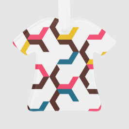 Kleurrijke, moderne, koele trendy chevron arrow vo ornament