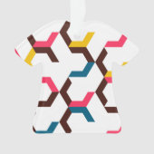 Kleurrijke, moderne, koele trendy chevron arrow vo ornament (voorkant)