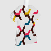 Kleurrijke, moderne, koele trendy chevron arrow vo ornament (voorkant)